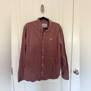 Mens Carhartt WIP Madison Corduroy Cord Shirt size L